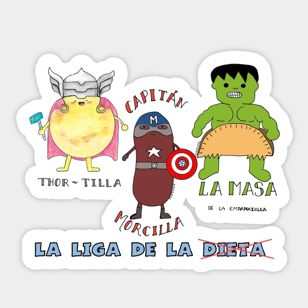 They come to fight DIET Sticker by Fradema